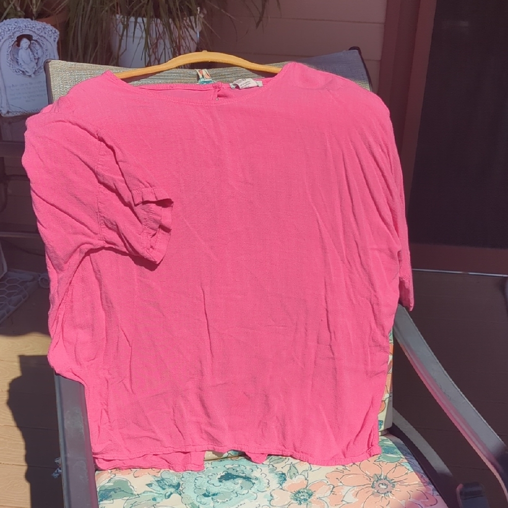 Elegant Pink Women's Blouse. Purchased In Italy.